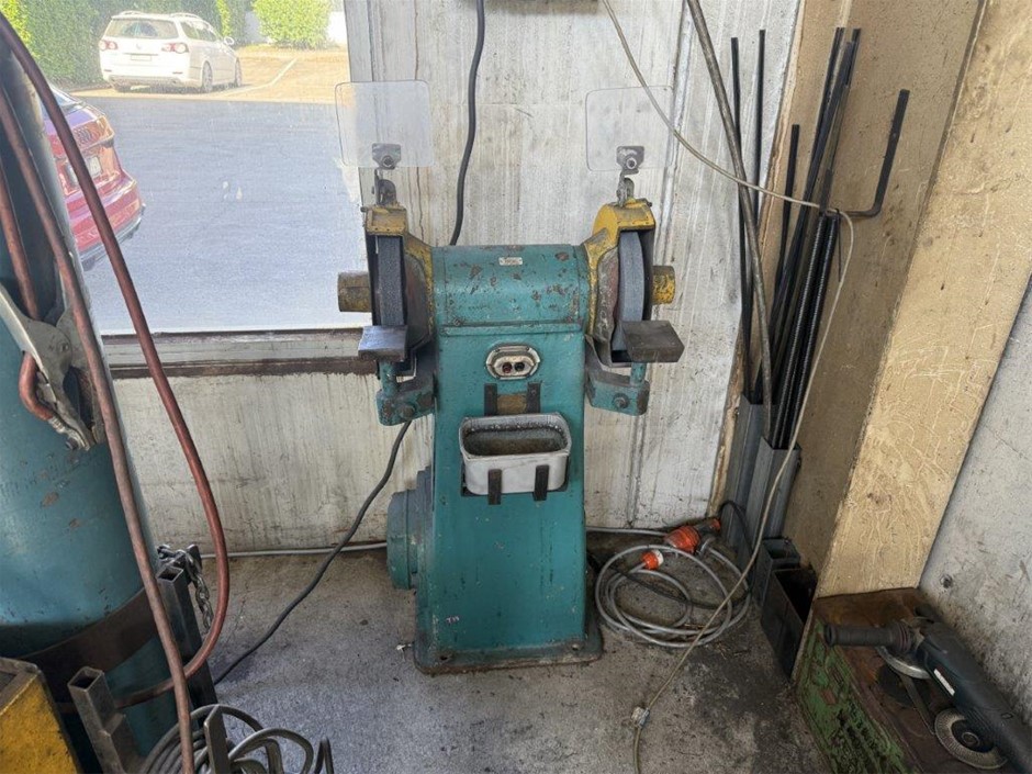 Hebco Double Ended Pedestal Grinder