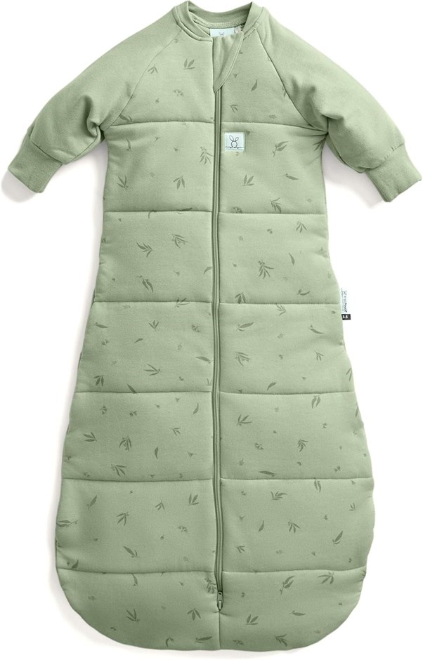 ERGOPOUCH Organic Jersey Cotton, Arms-Out Design Sleeping Bag with Sleeves,