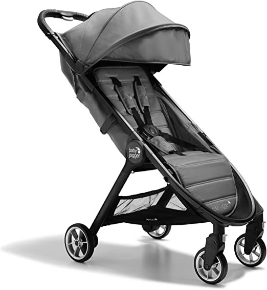 BABY JOGGER City Tour 2 Stroller, Shadow Grey. NB: 1 x Wheel is Damaged.