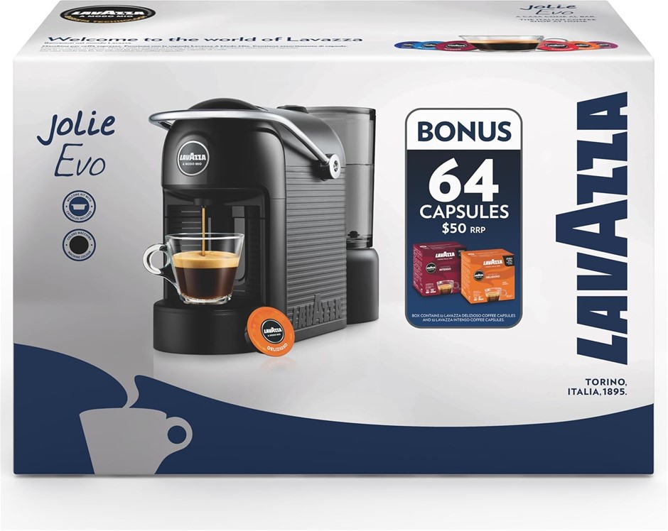 LAVAZZA, A Modo Mio Jolie EVO, Coffee Capsules Machine. NB: Minor use & Mis
