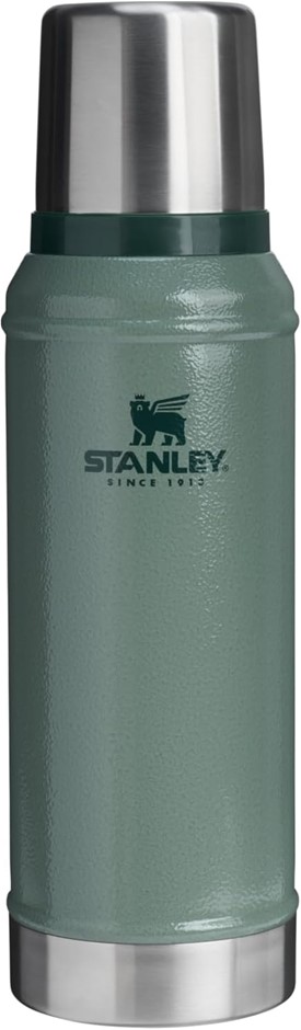 STANLEY Legendary Classic Vacuum Bottle, Wide Mouth with Leakproof Cup Lid,