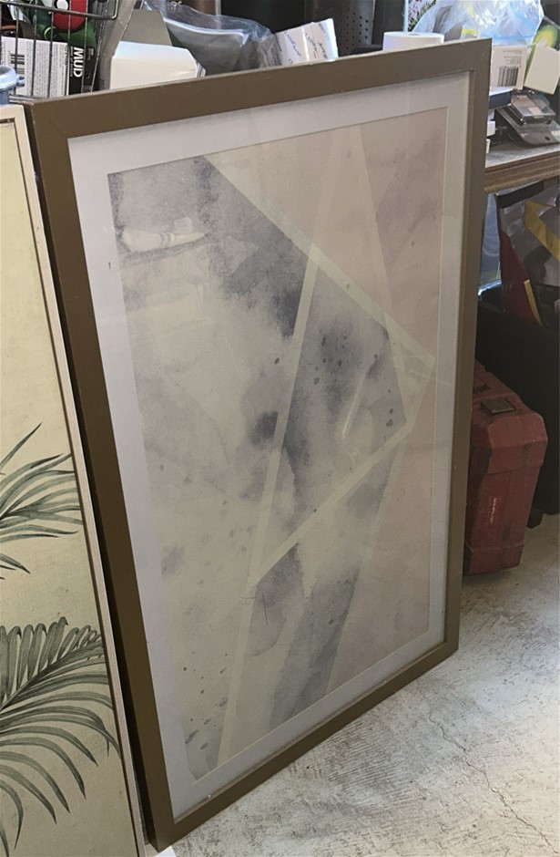 Framed Abstract Canvas Wall Art