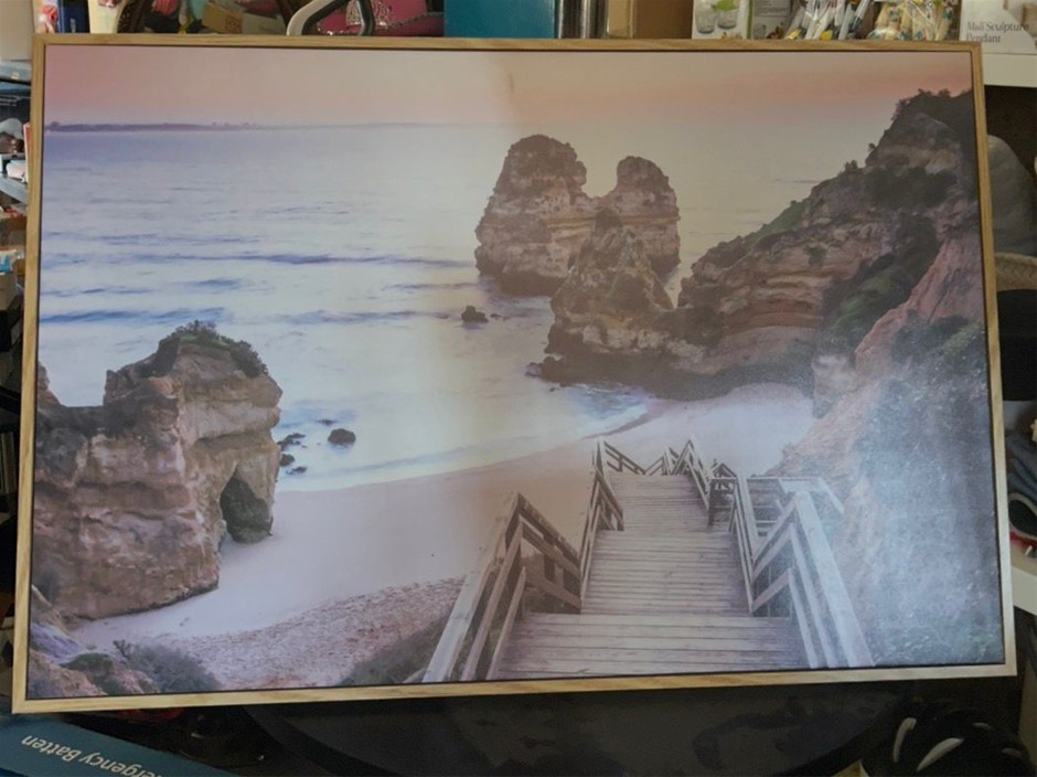 Framed Panoramic Canvas Print