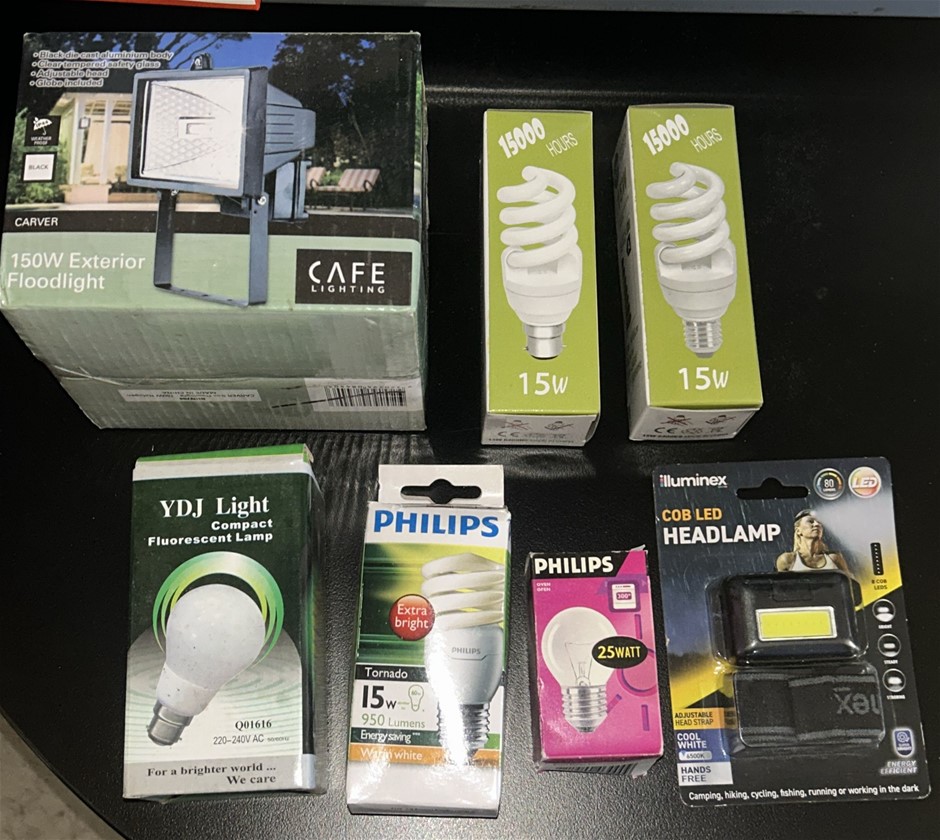 7x Assorted Lighting Products