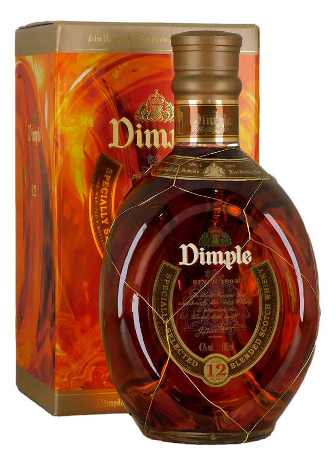  Dimple Blended Scotch Whiskey Aged 12 Years 1x 700ml)