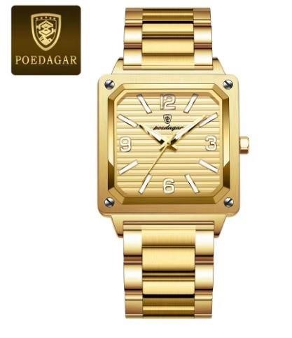 High Quality Simulated Diamond Men's Quartz Watch