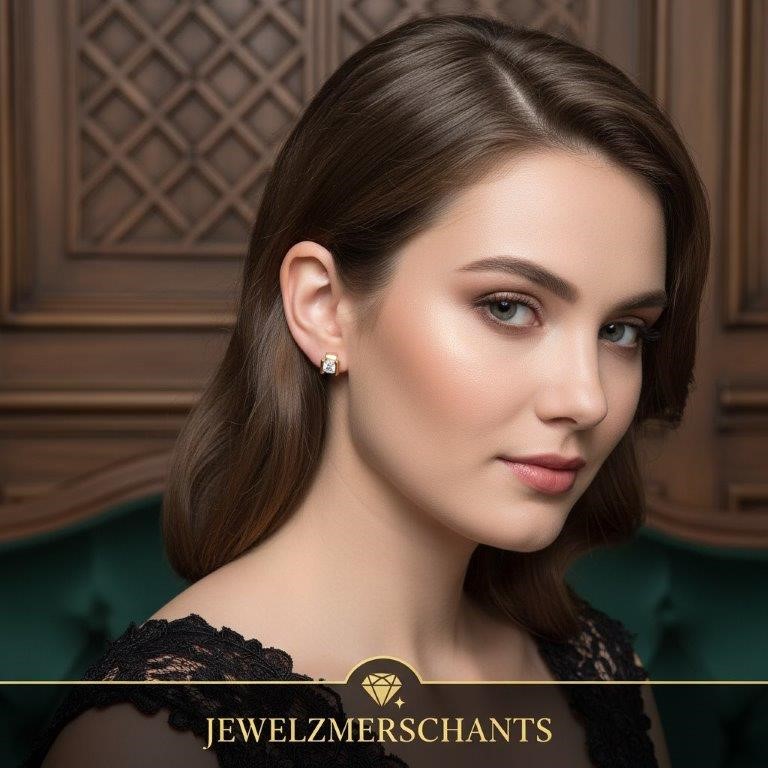 22K/Italy Gold Filled Earring -(stamped 22K/Italy)-Warranty Quality-Bonus