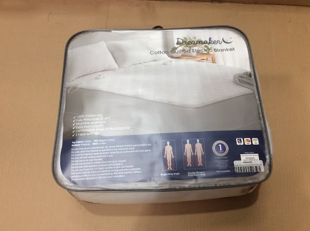 Dreamaker 9009846 Cotton Quilted Electric Blanket