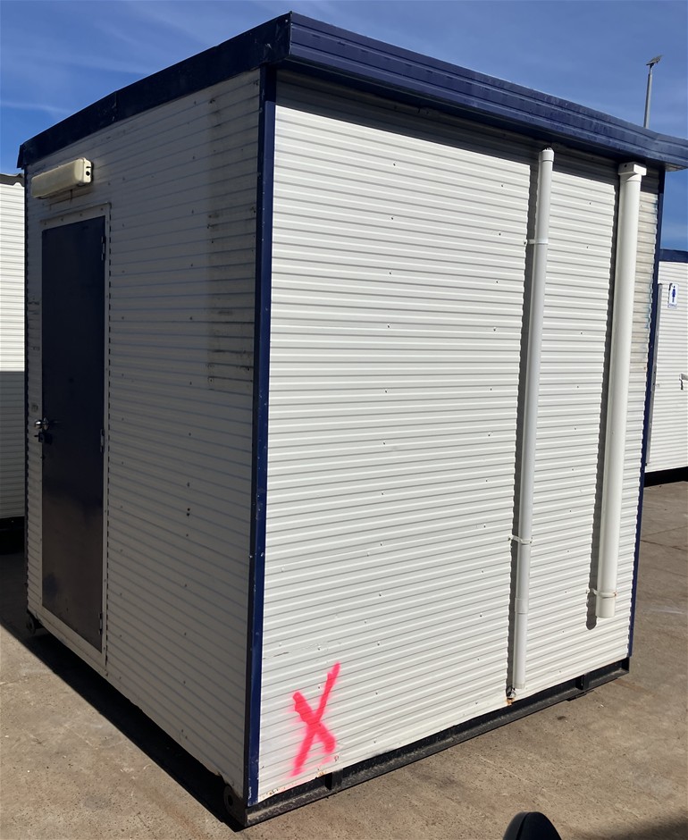 Portable Toilet Block W/ Shower - 2.4m x 2.4m - Glendenning