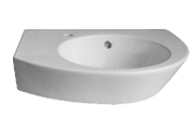 Shelf Basin 580x450 Left Hand 1TH (No plug & Waste)