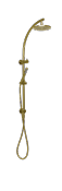 Short Twin Shower BRUSHED BRASS
