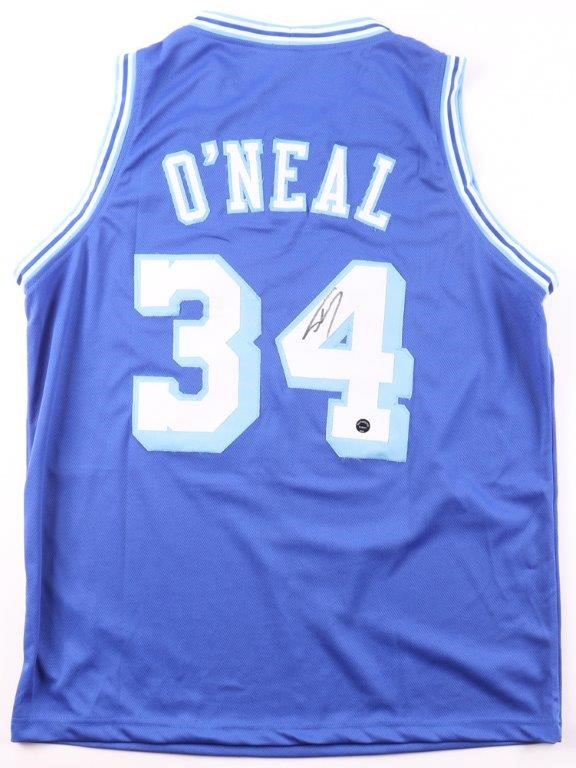 SHAQUILLE O'NEAL SIGNED LA LAKERS JERSEY