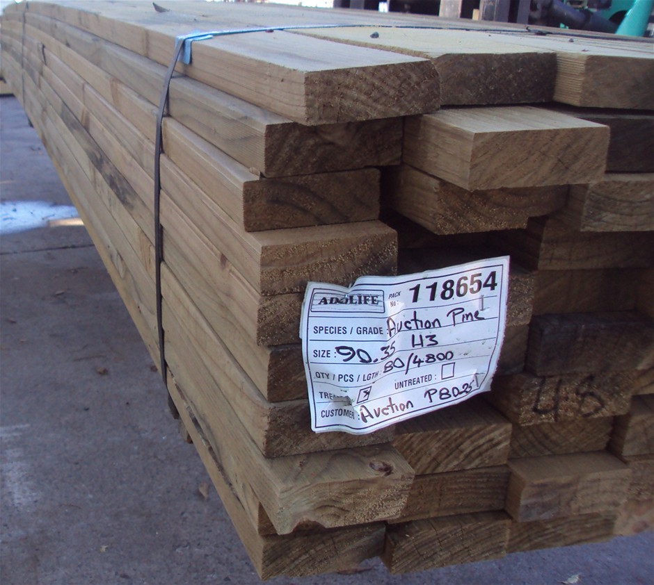 Treated Pine 90x35 CCA H3 Pine Auction (00217100977) Grays Australia