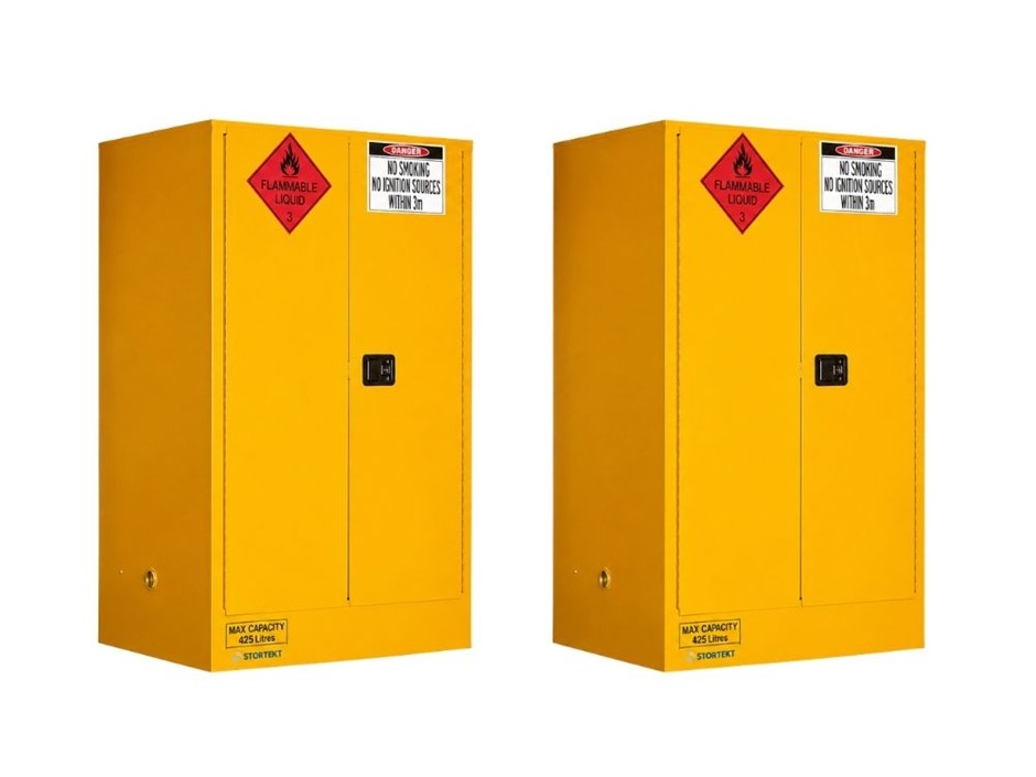 425L Flammable Liquid Storage Cabinet - 2 Cabinets