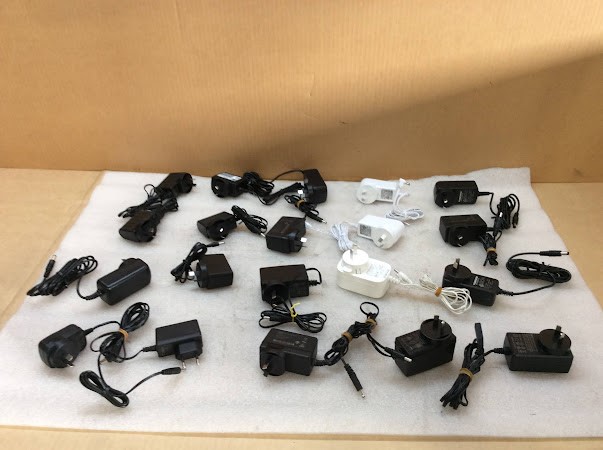 Mix Brand and Model AC Power Supply Adapters (Lot of 20)