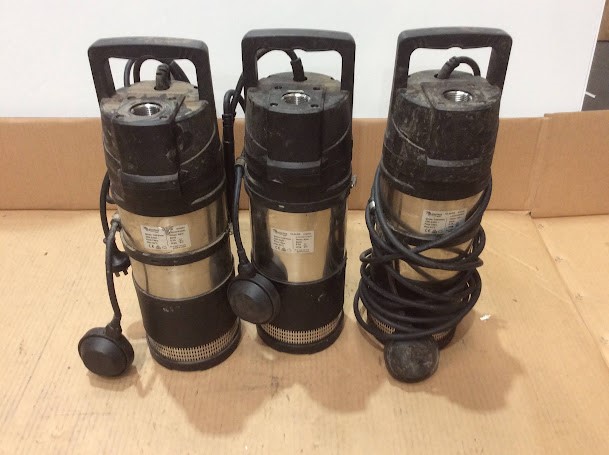 Clay tech CLA-CX Submersible Pumps (Lot of 3)