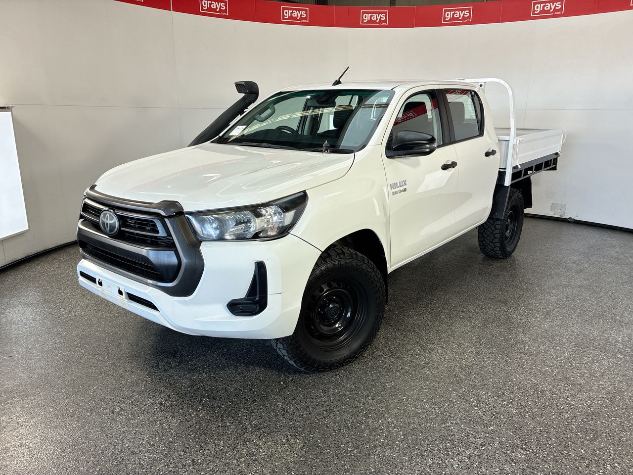 2021 Toyota Hilux 4x4 SR GUN126R Turbo Diesel Automatic Crew Cab Chassis