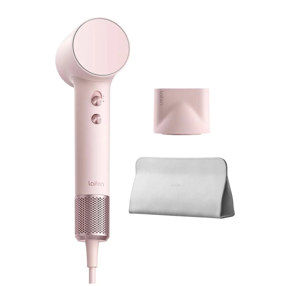 LAIFEN Mini High Speed Hair Dryer Pink, 1HD31SAUPK001. NB: Minor use, missi