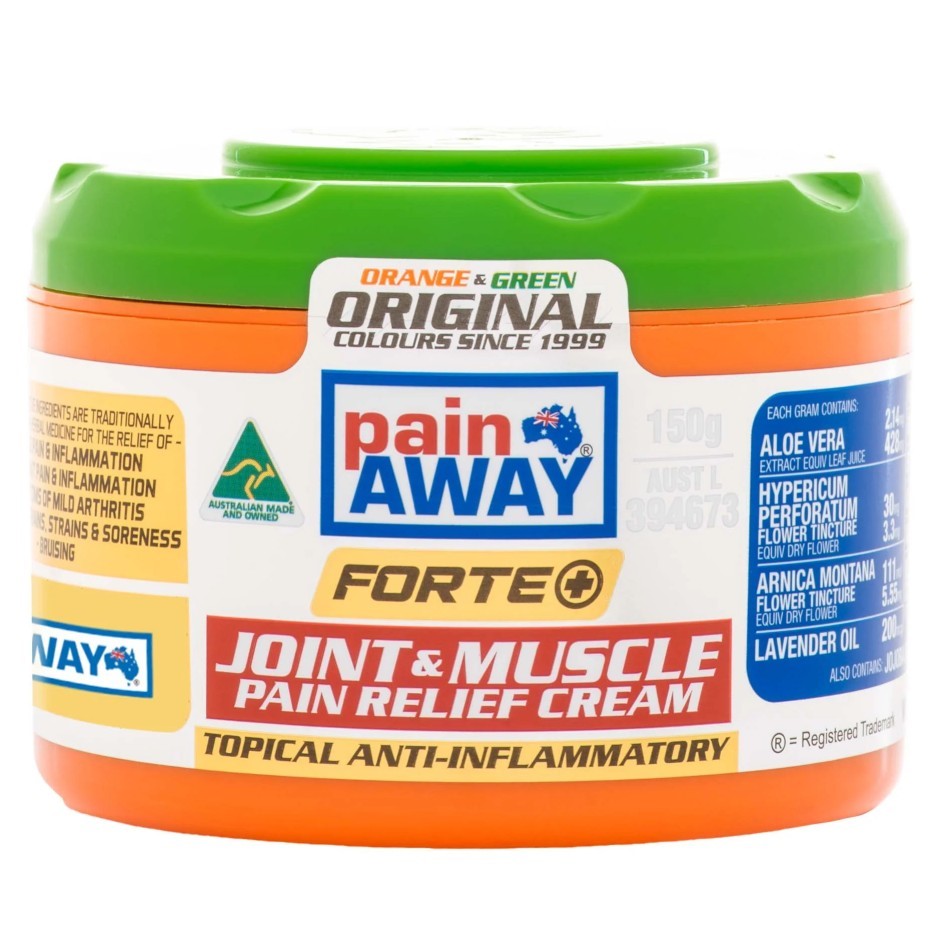 2 x PAIN AWAY Joint & Muscle Pain Relief Ceam, 150g. N.B: 1 x has been open