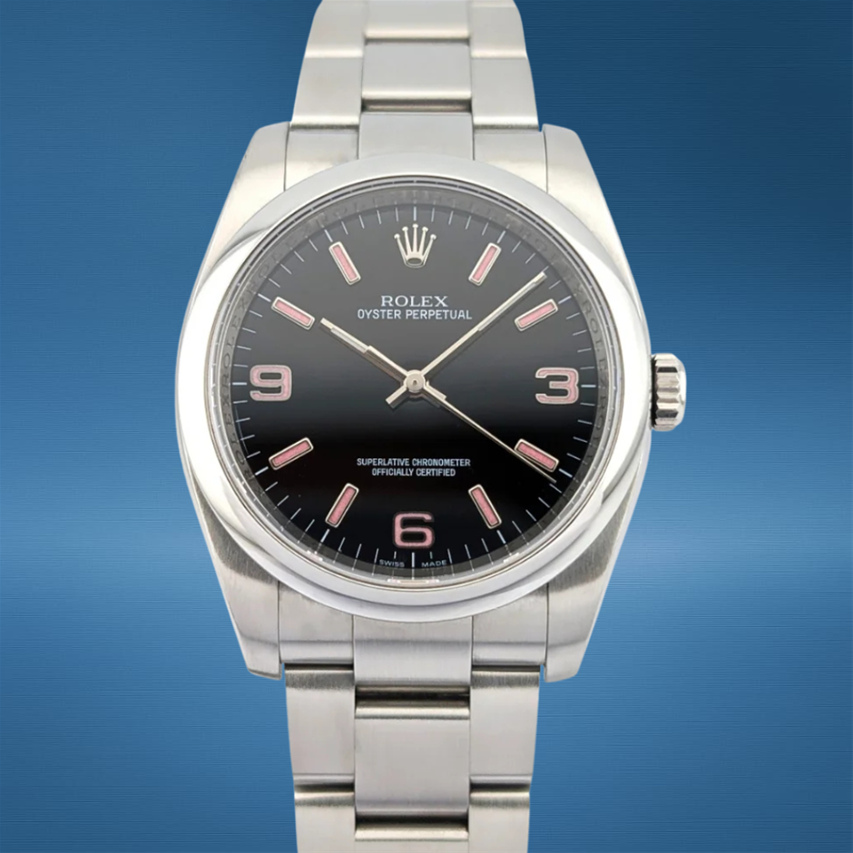 ROLEX OYSTER PERPETUAL 36 36MM STAINLESS STEEL 116000 AUTOMATIC WXO & COA