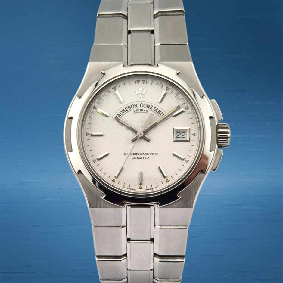 VACHERON CONSTANTIN OVERSEAS 35MM STAINLESS STEEL 72050 AUTOMATIC WXO & COA