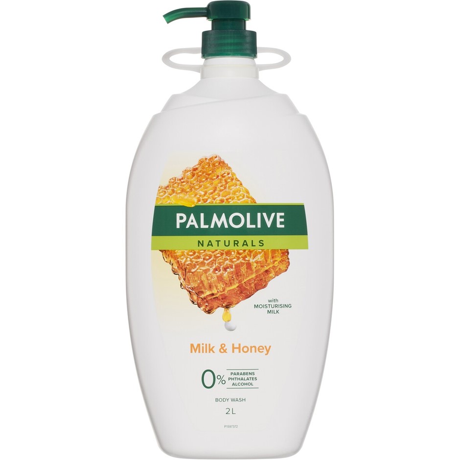 2 x Assorted PALMOLIVE Body Wash, Incl: Cherry Blossom & Milk + Honey, 2L.