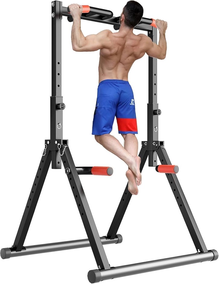 Power Tower Pull Up Dip Station Assistive Trainer Multi-Function Home Gym S