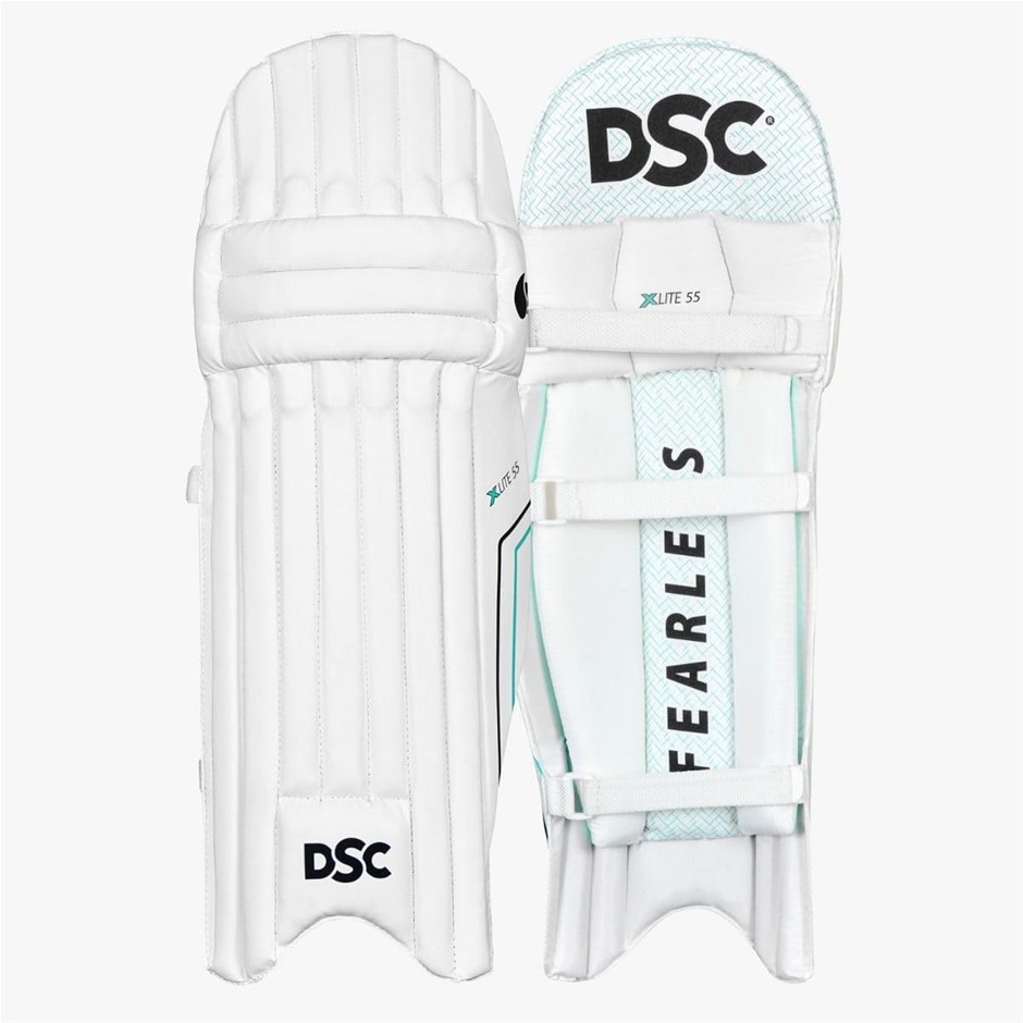 DSC Xlite 55 Cricket Batting Legguard | Lightweight Premium PU Protection |
