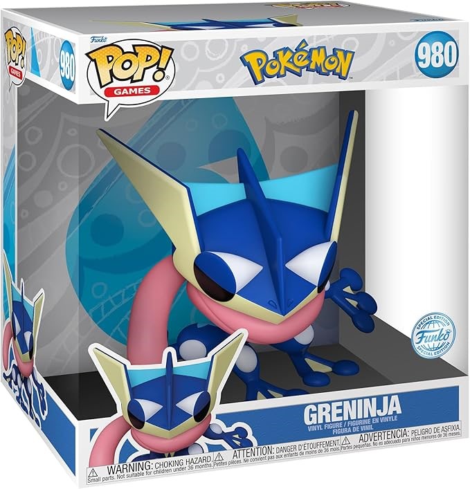 FUNKO Pop RS Pokemon Greninja US Exclusive Vinyl Action Figure.