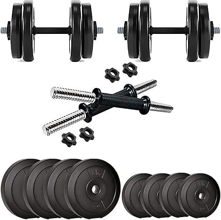 ANYTHING BASIC 20 kg Dumbbell Weights Only. NB: Weights only, missing handl
