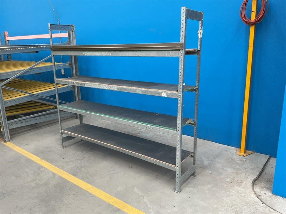 4 Tier Rack with Wooded Panels