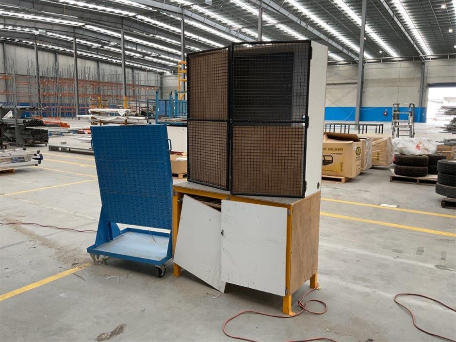 Steel Frame Storage Unit and Trolley rack