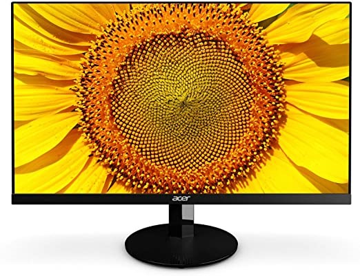 ACER SAO Series LED Monitor, Model: SA240Y, Ultra Slim, Edge To Edge, Black