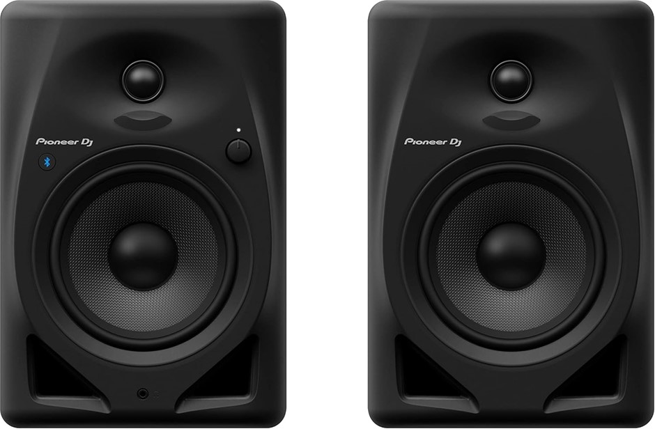 Pioneer DJ DM-50D-BT 5-Inch Desktop Monitor System with Bluetooth Functiona