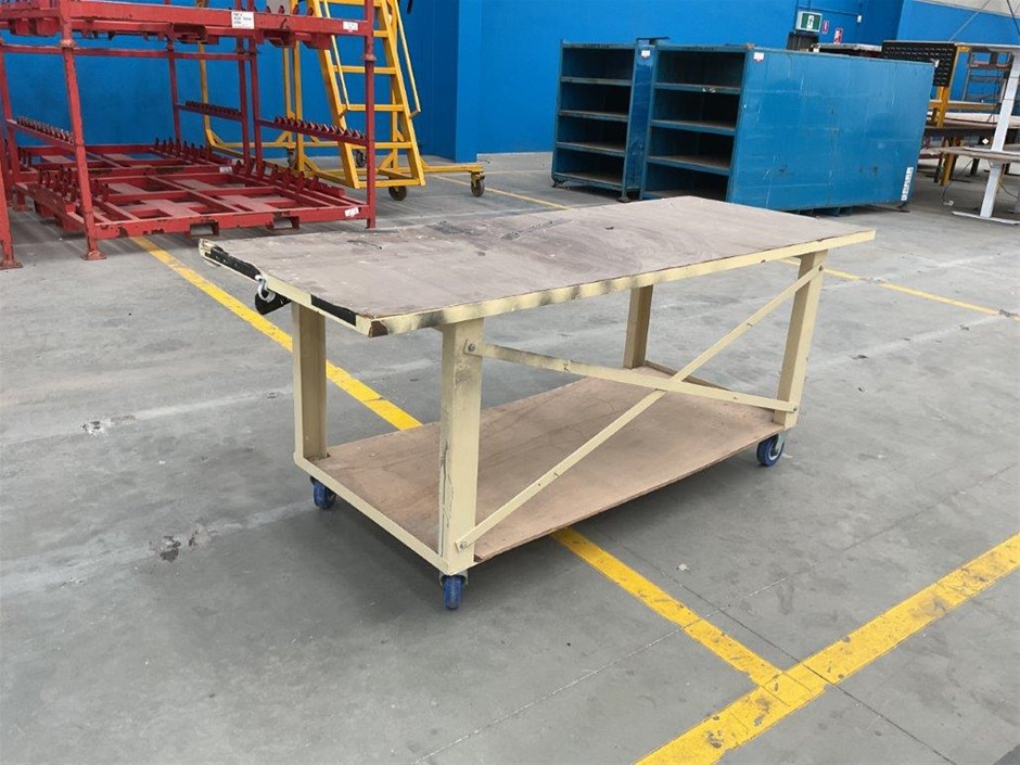 Steel Fabricated Table Trolley