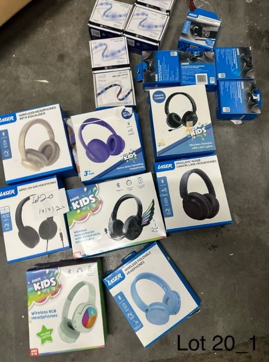 END OF LEASE SALE: Headphones SMART LED USB Strip Light + FM Transmitter