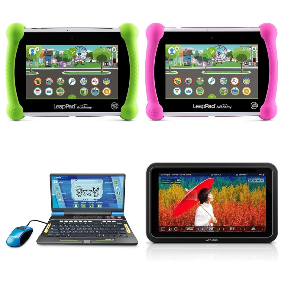 4 x Assorted Smart Devices. 2 x LEAPFROG LeapPad Academy Kids’ Learning Tab