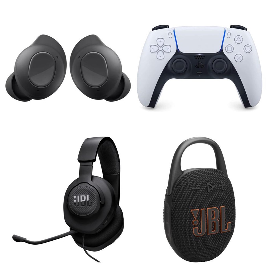 4 x Assorted Electronics. 1 x SAMSUNG Galaxy Buds FE Graphite. 1 x PLAYSTAT