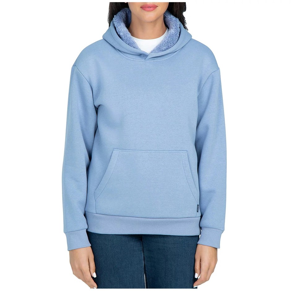 REALTREE Women's Sherpa-Lined Hoodie, Size 2XL, Troposphere Blue. NB: minor