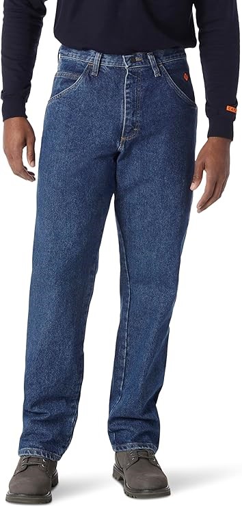WRANGLER Men's Riggs Workwear Flame Resistant Carpenter Jean, Size 29x30, D