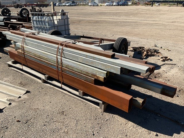Bundle Of Assorted Steel Tube And Boxed Channel