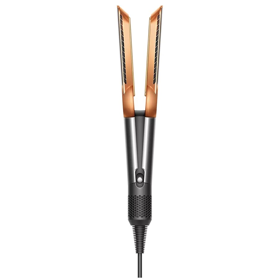 DYSON Airstrait Straightener, Bright Nickel/Rich Copper, 408204-01. NB: cha
