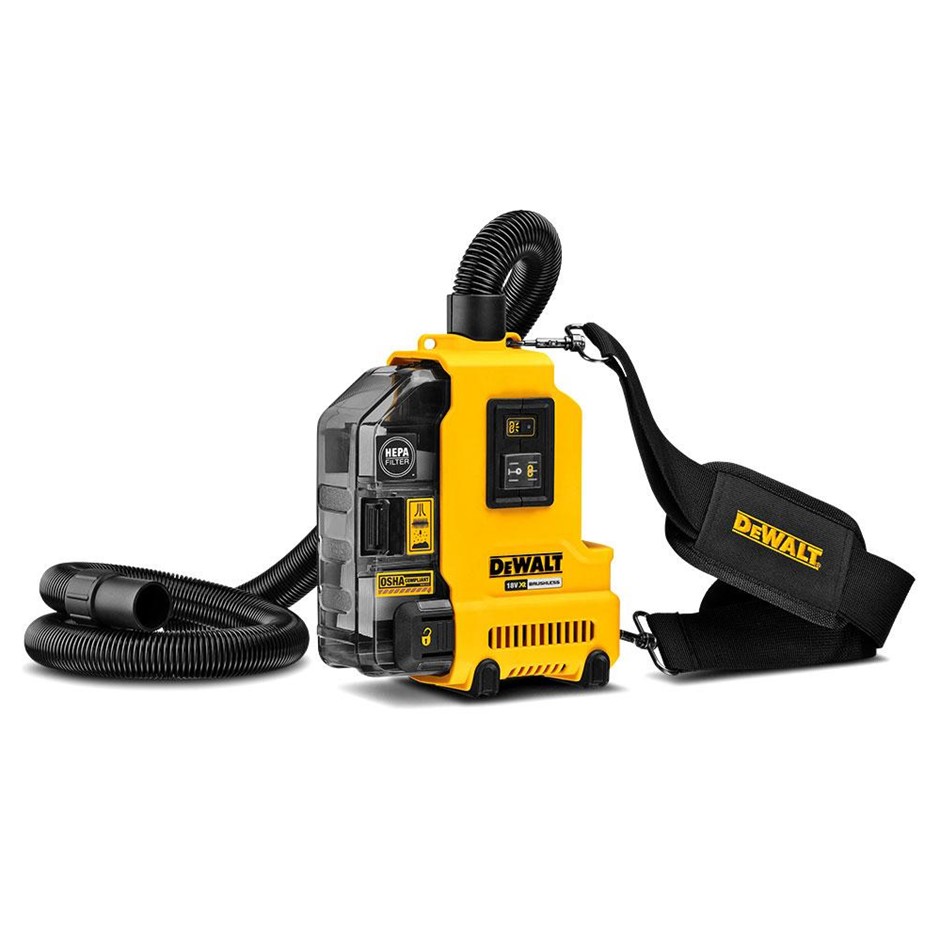 DeWALT 18V XR Li-ion Cordless Brushless Universal Dust Extractor - Skin Onl