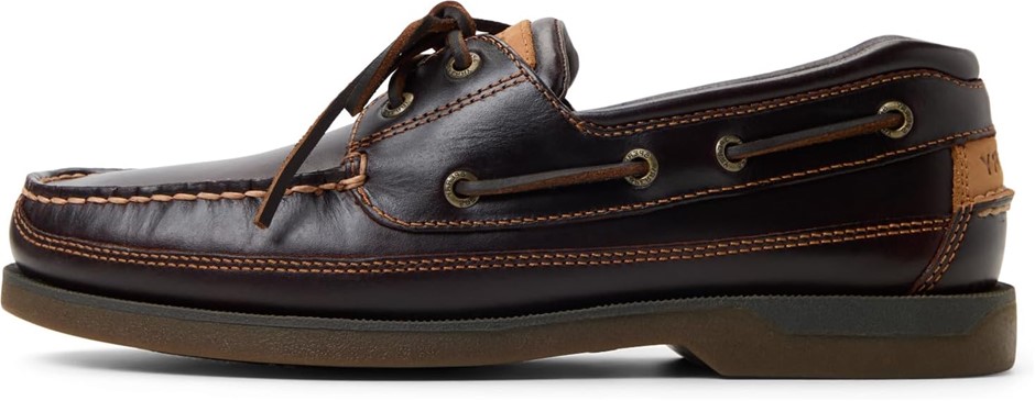 SPERRY Men's Mako 2-Eye Leather Smooth Wide Boat Shoe, US7/EU39, Amaretto,