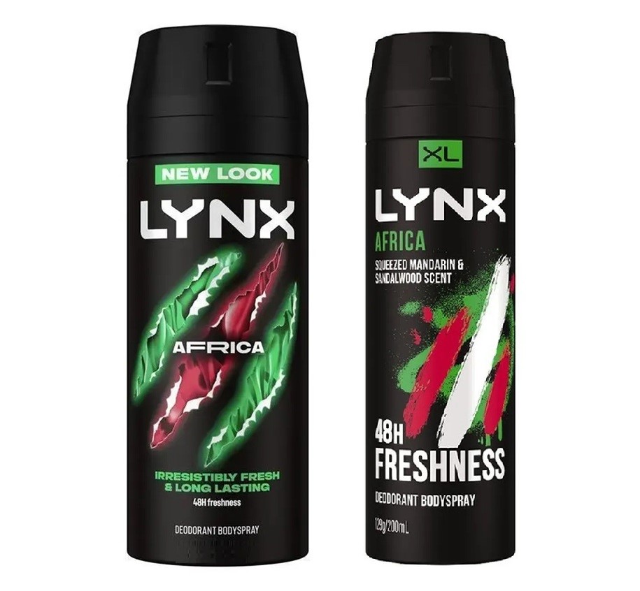 7 x LYNX Africa Deodorant Bodysprays, 200ml. Buyers Note - Discount Freigh