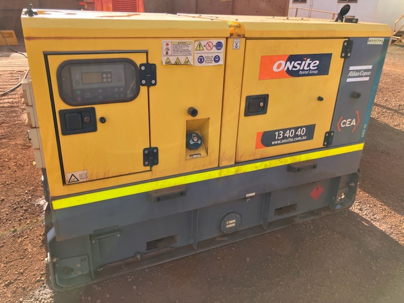 2021 Atlas Copco QAS30 Generator - Diesel - 30kva - Newman