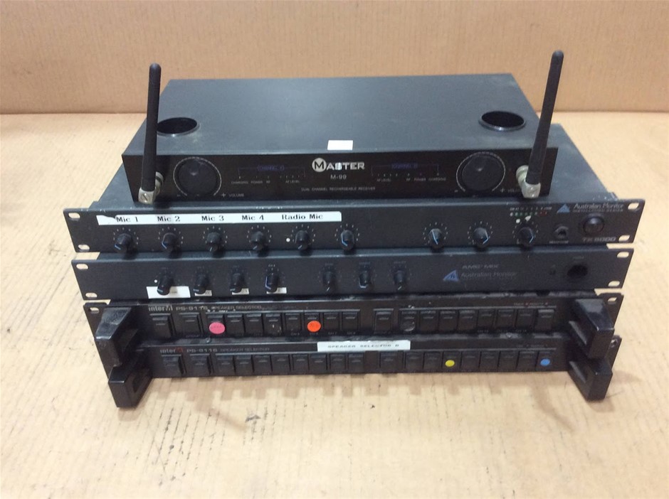 Master M-90 Wireless Microphone Receiver, Australian Monitor Multi-Zone Aud