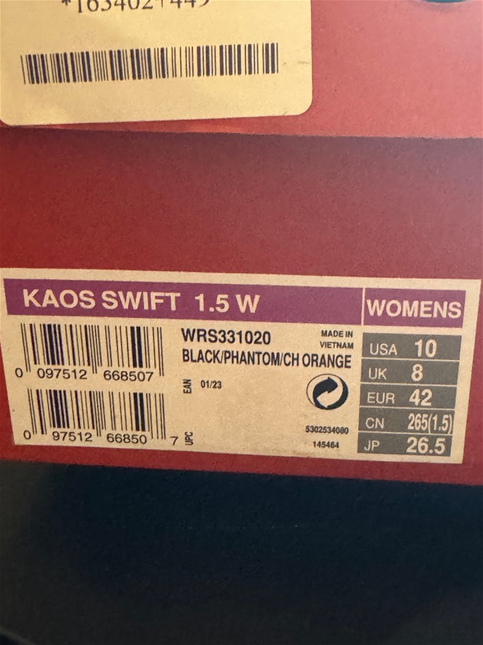 KAOS SWIFT 1.5 W WRS331020 UK SIZE 8 USA SIZE 10