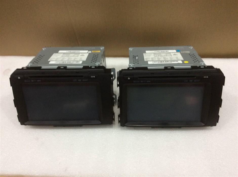 Kia Motors MTXH500YPAU Navigation System AM/FM DVD Player (Lot of 2)