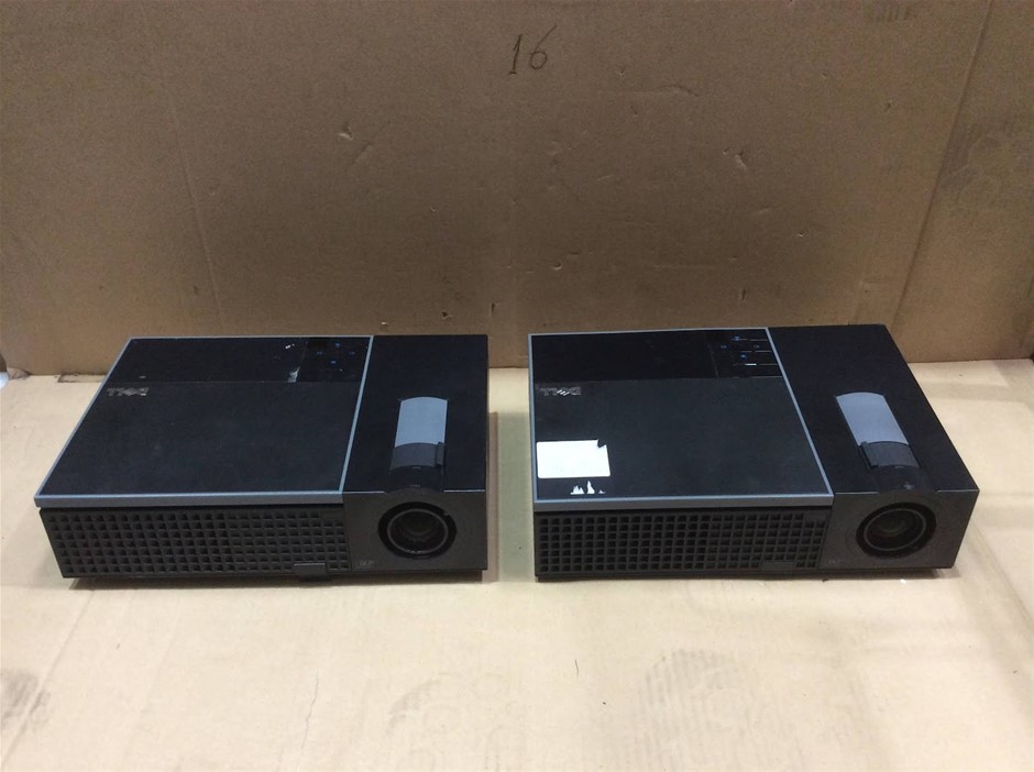 Dell 1209S and 1409X DLP Front Projectors (Lot of 2)